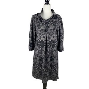 Papillon Floral Tunic Dress - Size Large